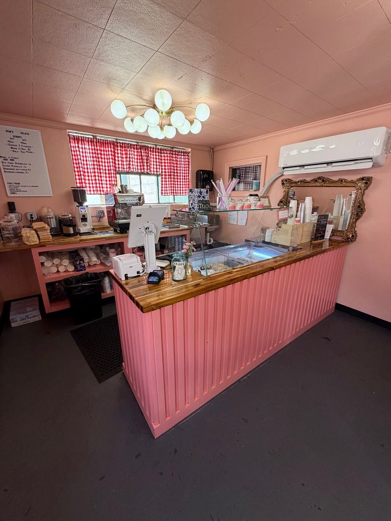 Gem's Gelato And The Pizzelle Maker Up Front