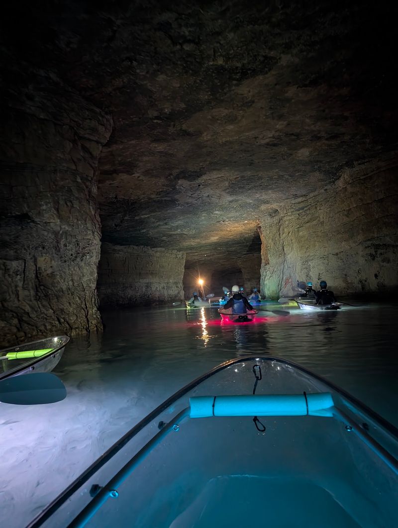 Unique Rock Formations In Subterranean Environments