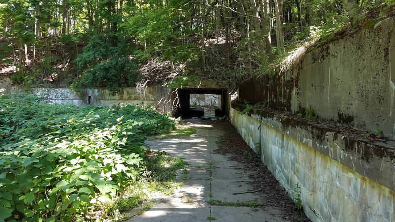 Fort Andrews Ruins On Peddocks Island, Boston Harbor