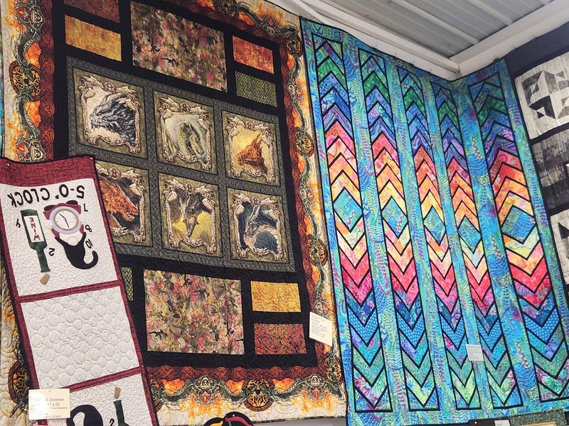 Over 350 Quilt Samples On Display