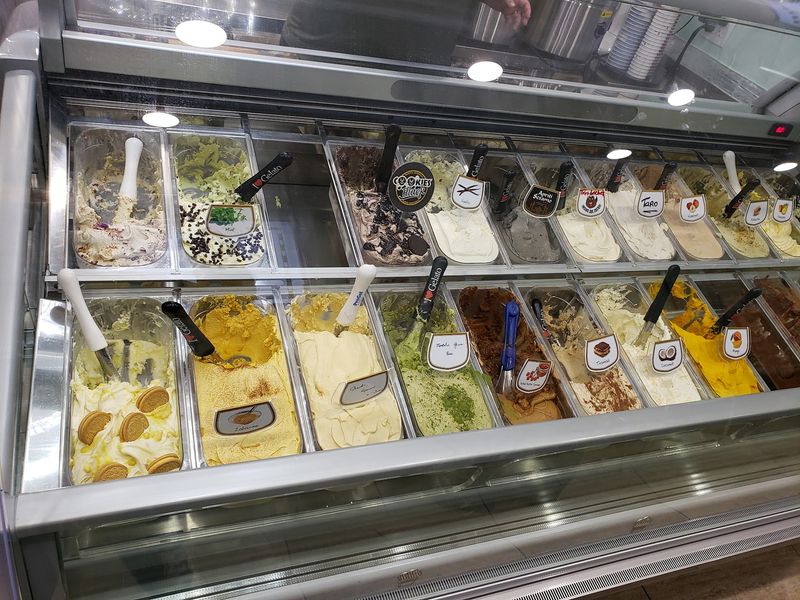 Handmade Gelato With Flavors That Rotate Regularly