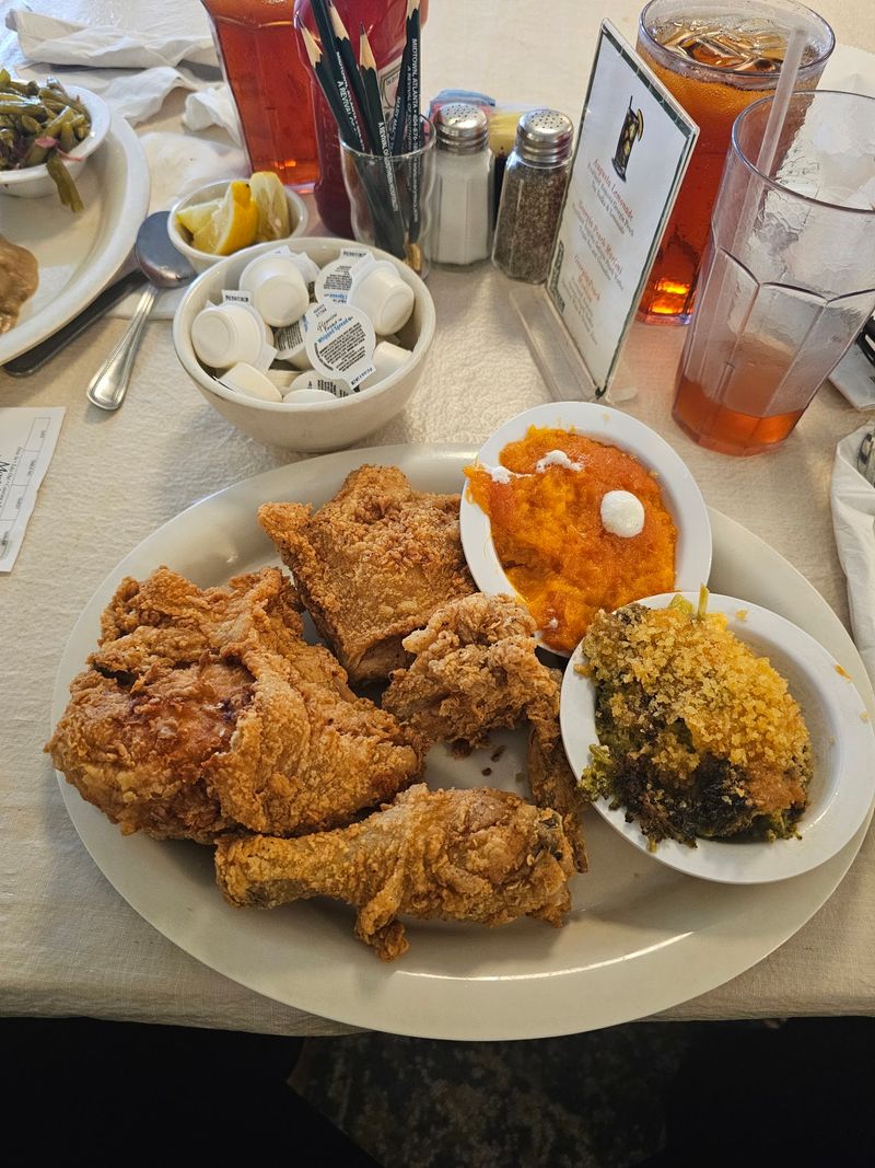 The Family-Style Feast Keeps The Table Busy