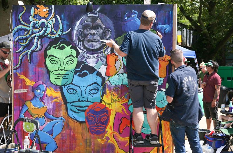 Over 100 Artists Inside