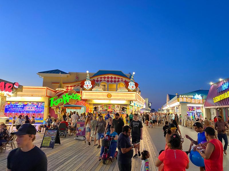 Jenkinson's Boardwalk And The Crowd It Commands