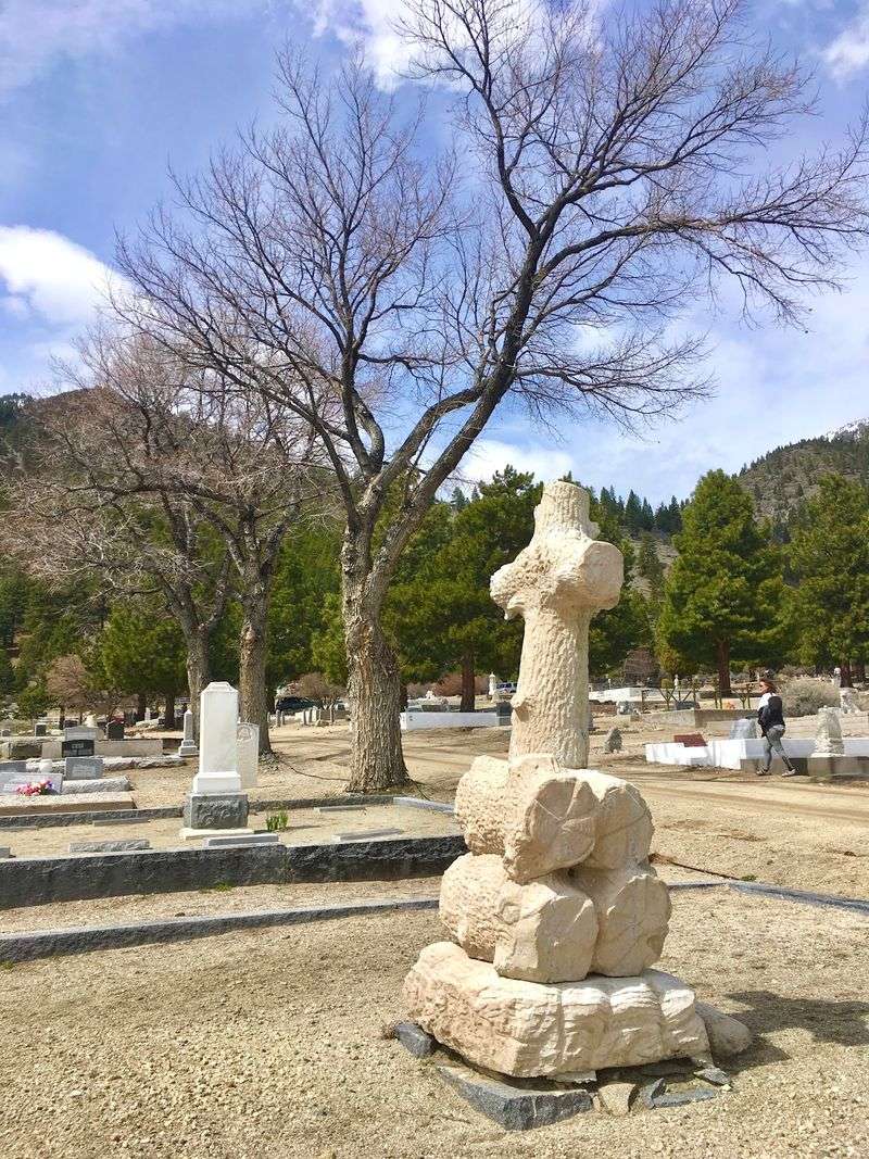 The Historic Cemetery And Its Unusual Landmark