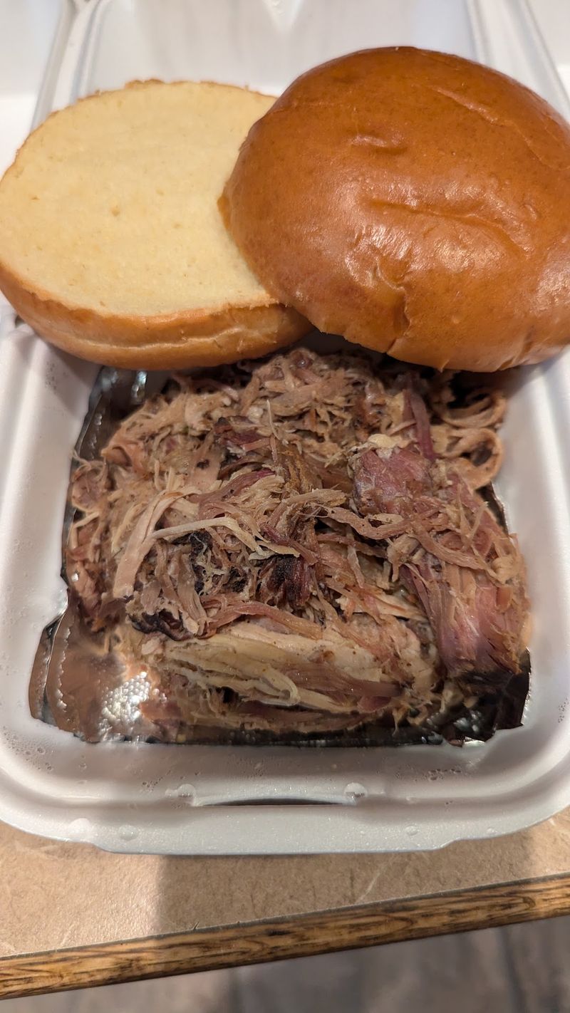Pulled Pork Arrives Ready For Sauce And A Second Napkin