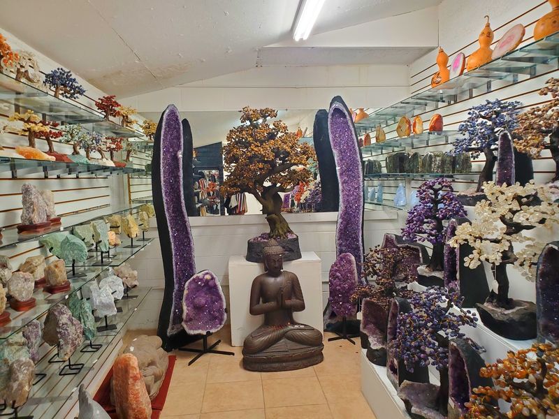 Carvings, Spheres, And Spiritual Artwork
