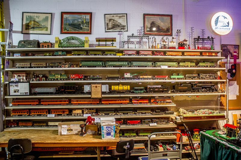 Vintage Lionel Cars Displayed Around Every Corner