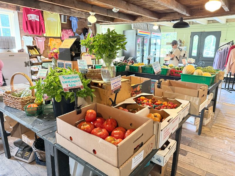 Farm Fresh Produce And Flowers