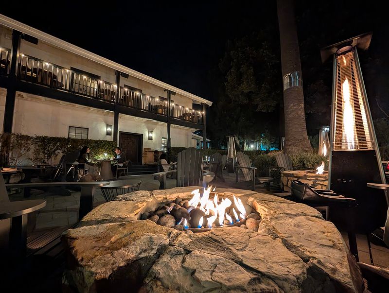 Stokes Adobe Restaurant: Shadows Behind Thick Monterey Walls