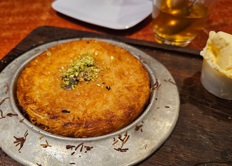 Pistachio Baklava With A Scoop On The Side