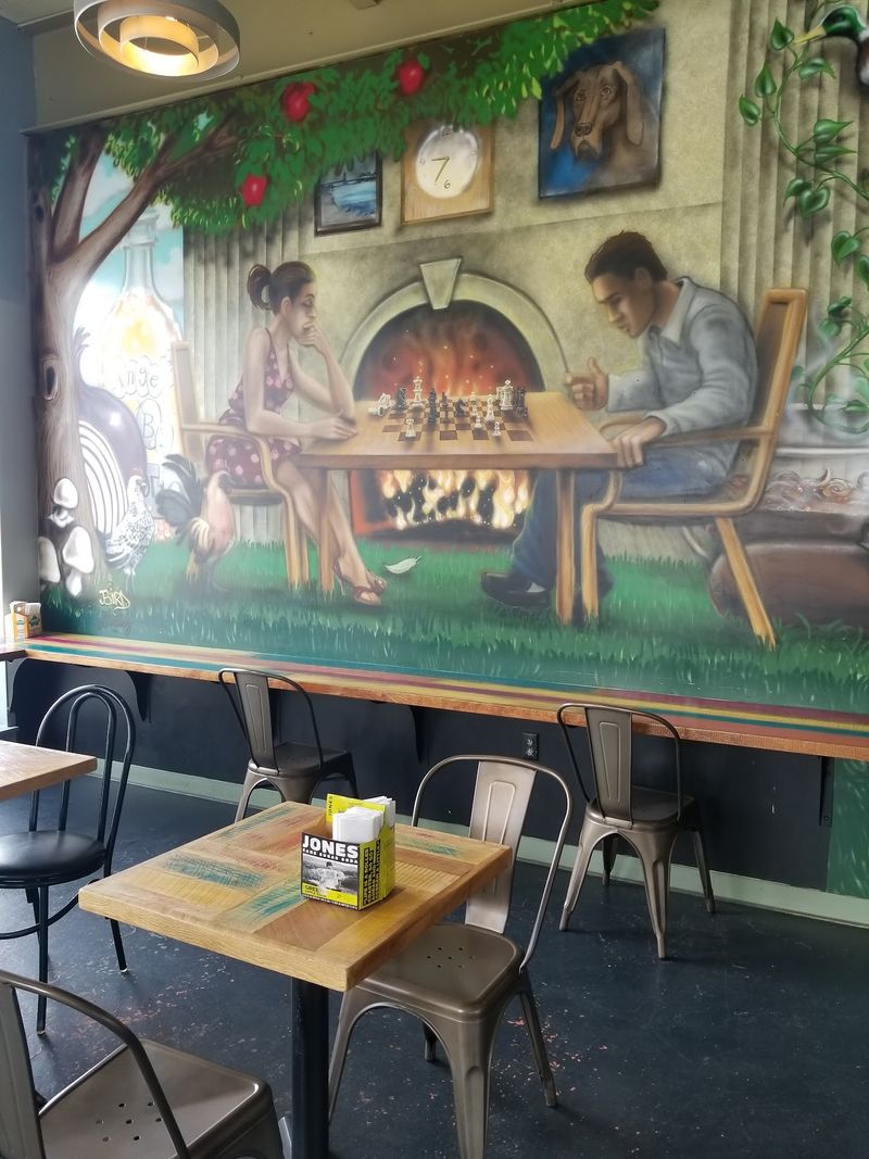 Murals And A Bright Dining Room Worth Sitting In