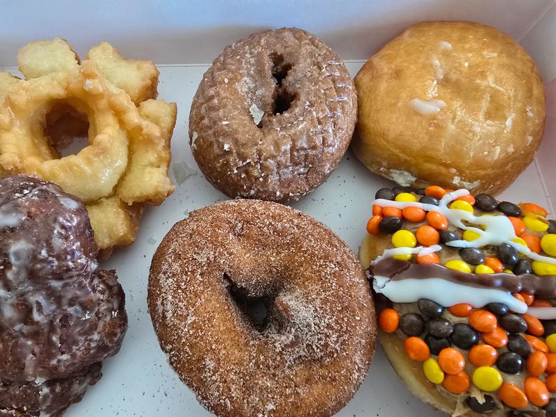 Beach Donuts Filled With Ice Cream