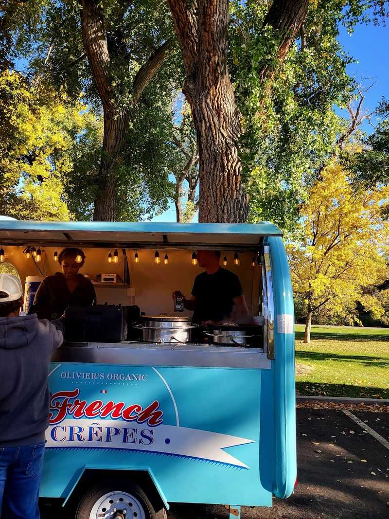 Food Trucks And Hot Breakfast On The Spot