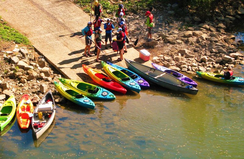 Paddling And Fishing On The Duck River