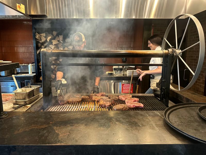 Open Fire Gives Every Steak Its Texas Character