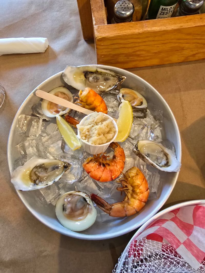 Oysters On The Half Shell, Cold And Clean