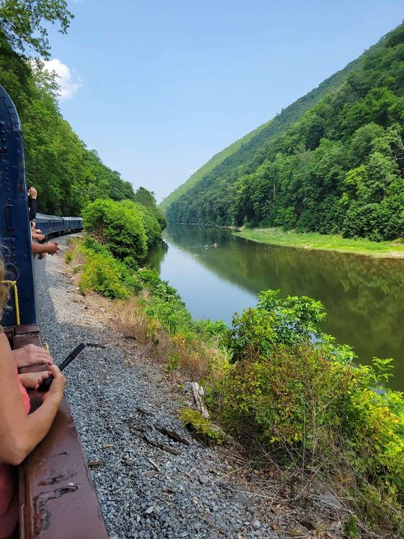 Potomac Eagle Scenic Railroad - Trough Trip, Romney, West Virginia, USA