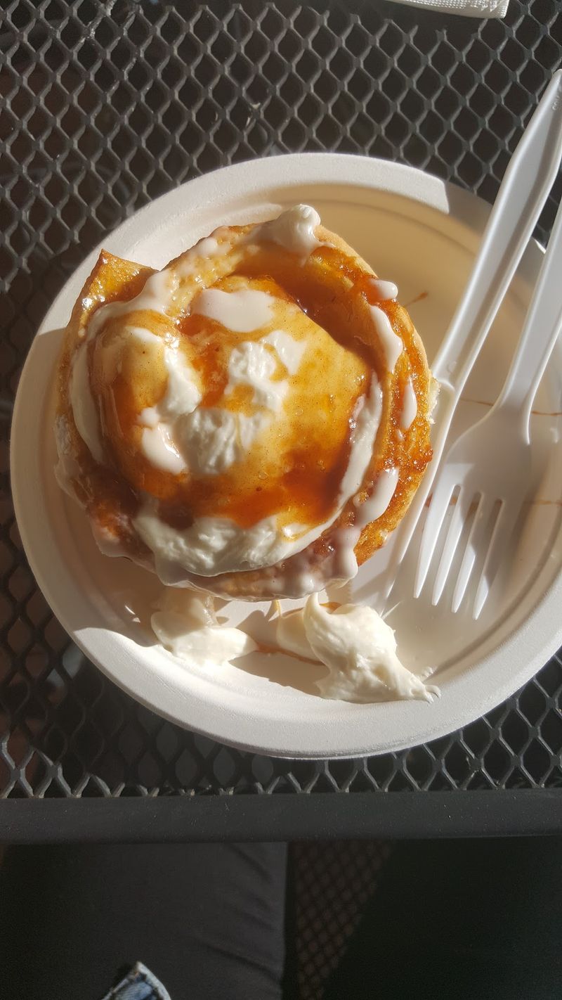 A Hot Latte Makes Every Cinnamon Filled Bite Even Better