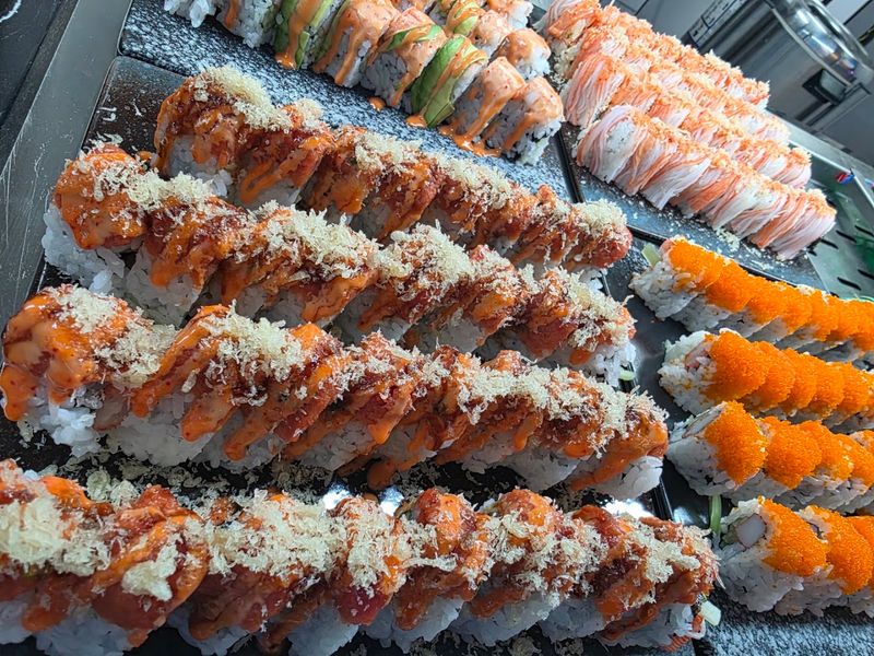 A Colorful Sushi Spread Adds Even More Choice