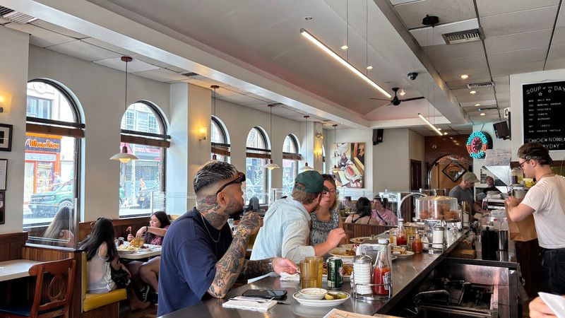 Booths, Counter Seats, And Street Views