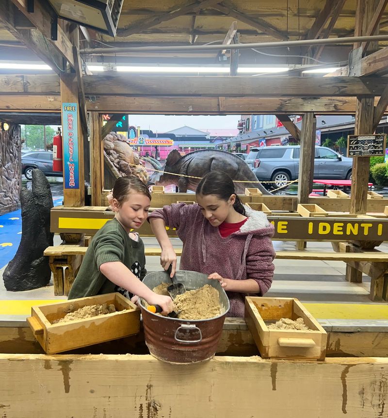 Working The Water Sluice Like A Real Prospector