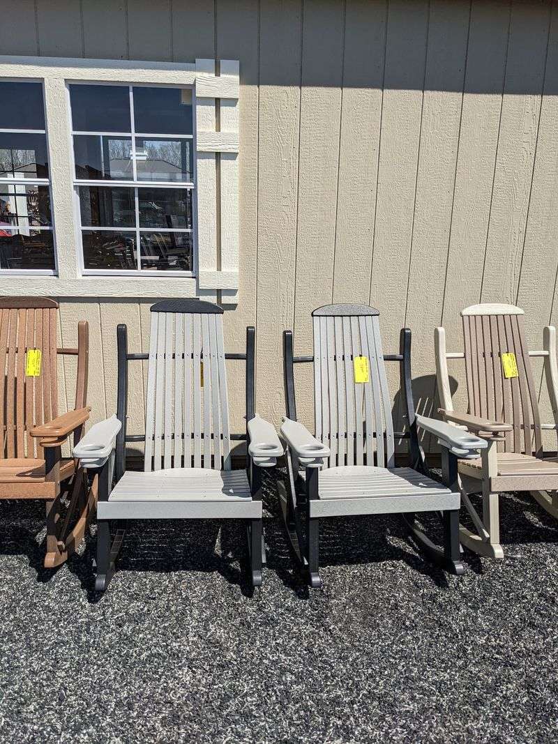 Outdoor Furniture, Sheds And Playsets Out Back