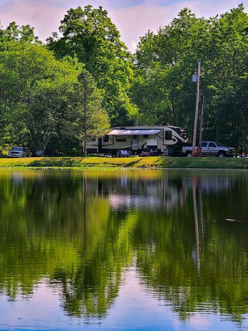 Paddle Boats And Fishing On The Water