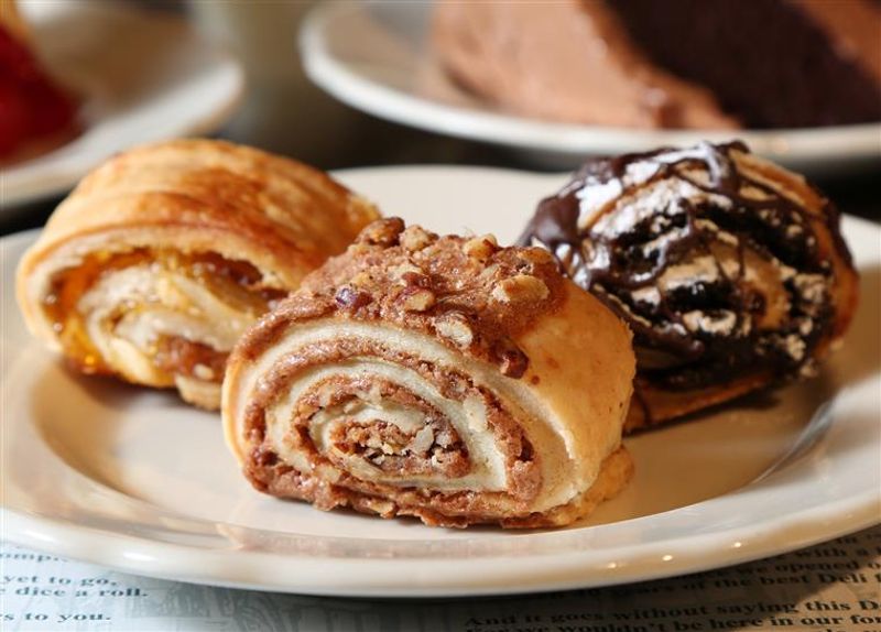 Bakery Cases Loaded With Babka And Rugelach