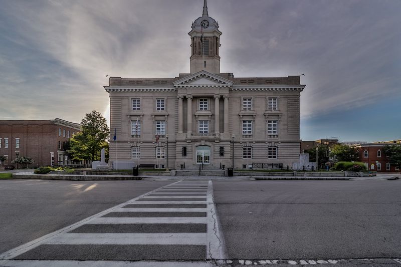 The Historic Downtown Square And Its 1906 Courthouse