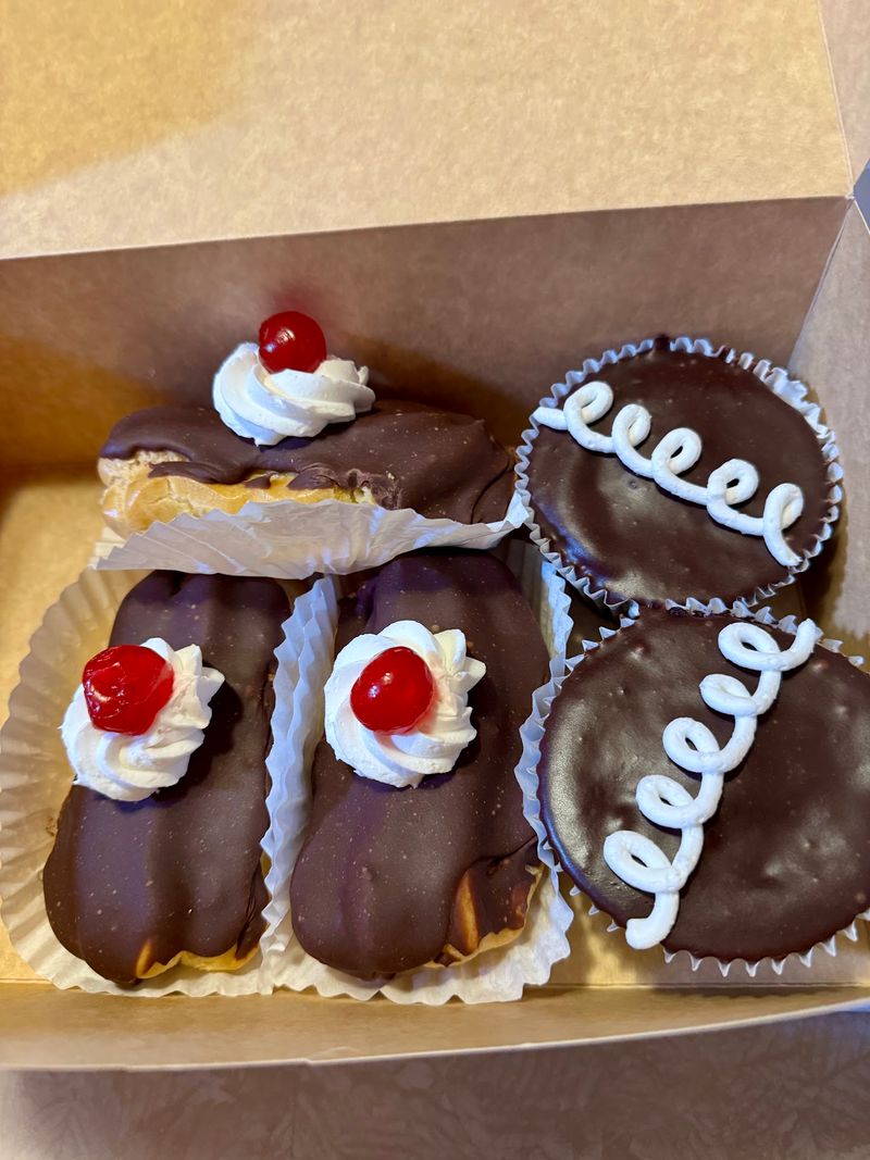 Pastries Filled With Cream, Fruit, And Real Butter