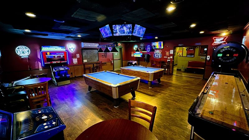 Pool Tables, Darts And A Game Room Inside