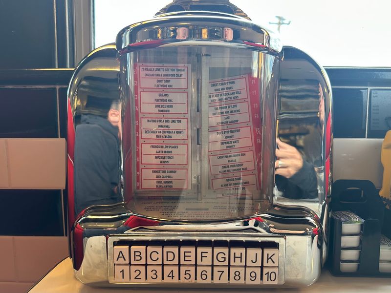 Tabletop Jukebox In The Back Dining Room