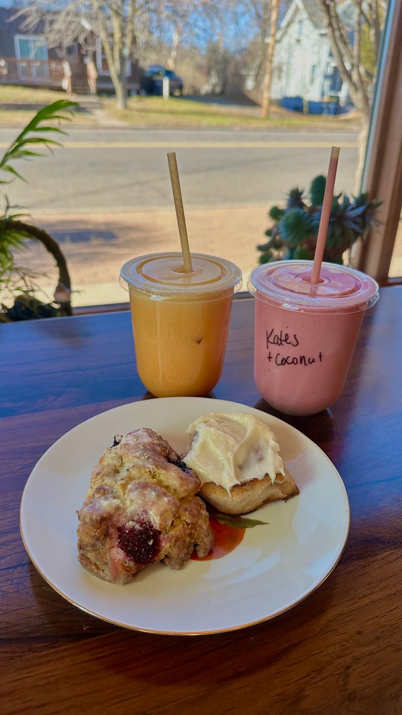 Fresh Smoothies And Juices Behind The Counter