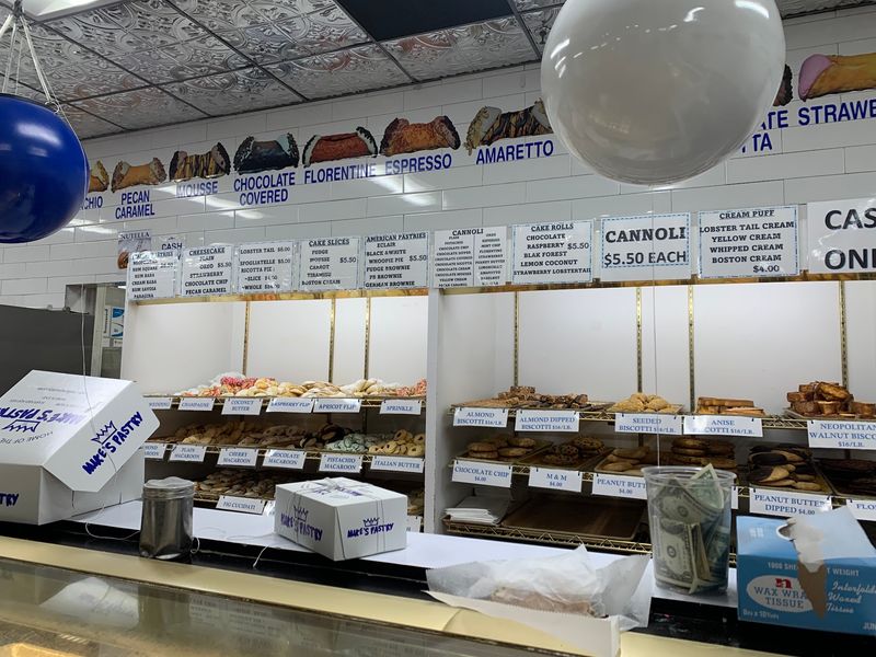The Famous White Box With Blue Lettering