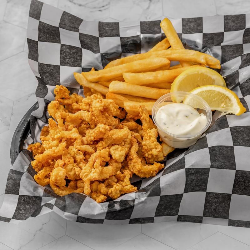 Clam Strips, Oysters, And Classic Fish And Chips