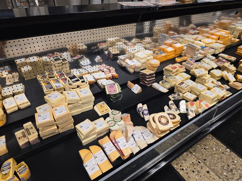 Hundreds Of Cheese Varieties Waiting At The Counter