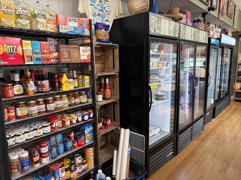Shelves Stocked For Camp Life And Kitchen Emergencies