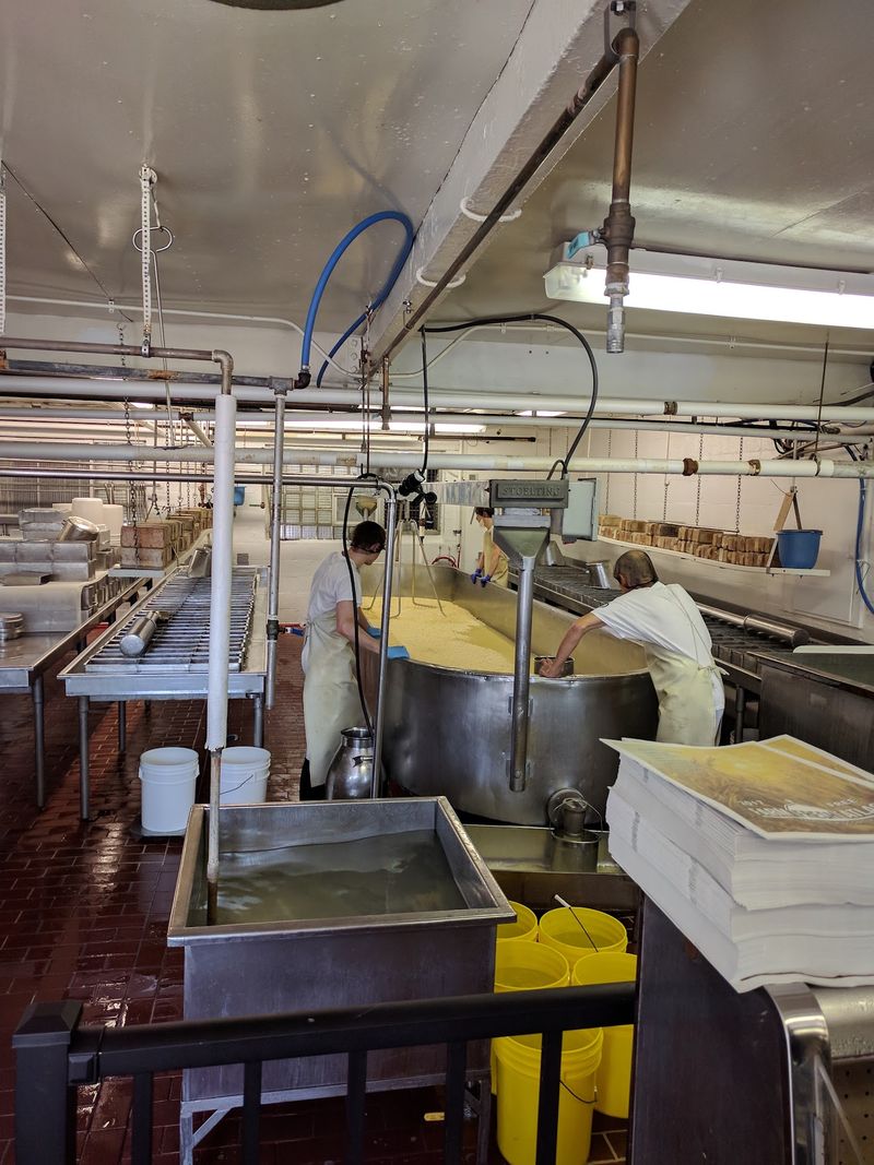 Watching Cheesemakers Work Right In Front Of You