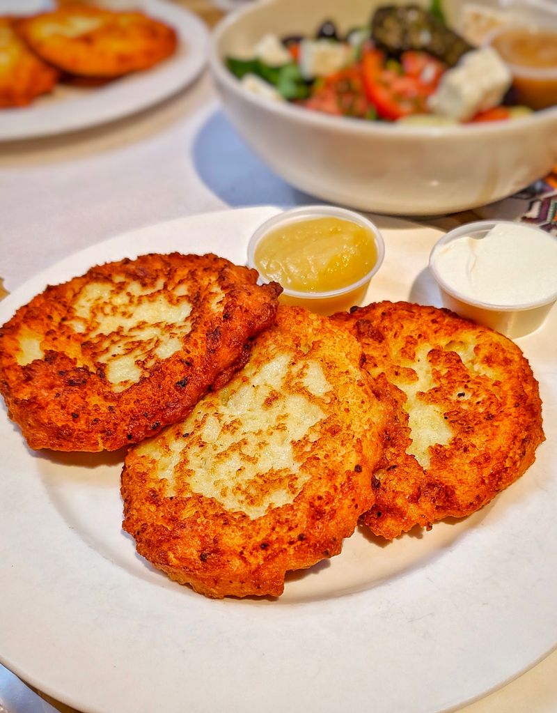 Potato Pancakes And Blintzes Round Out The Table