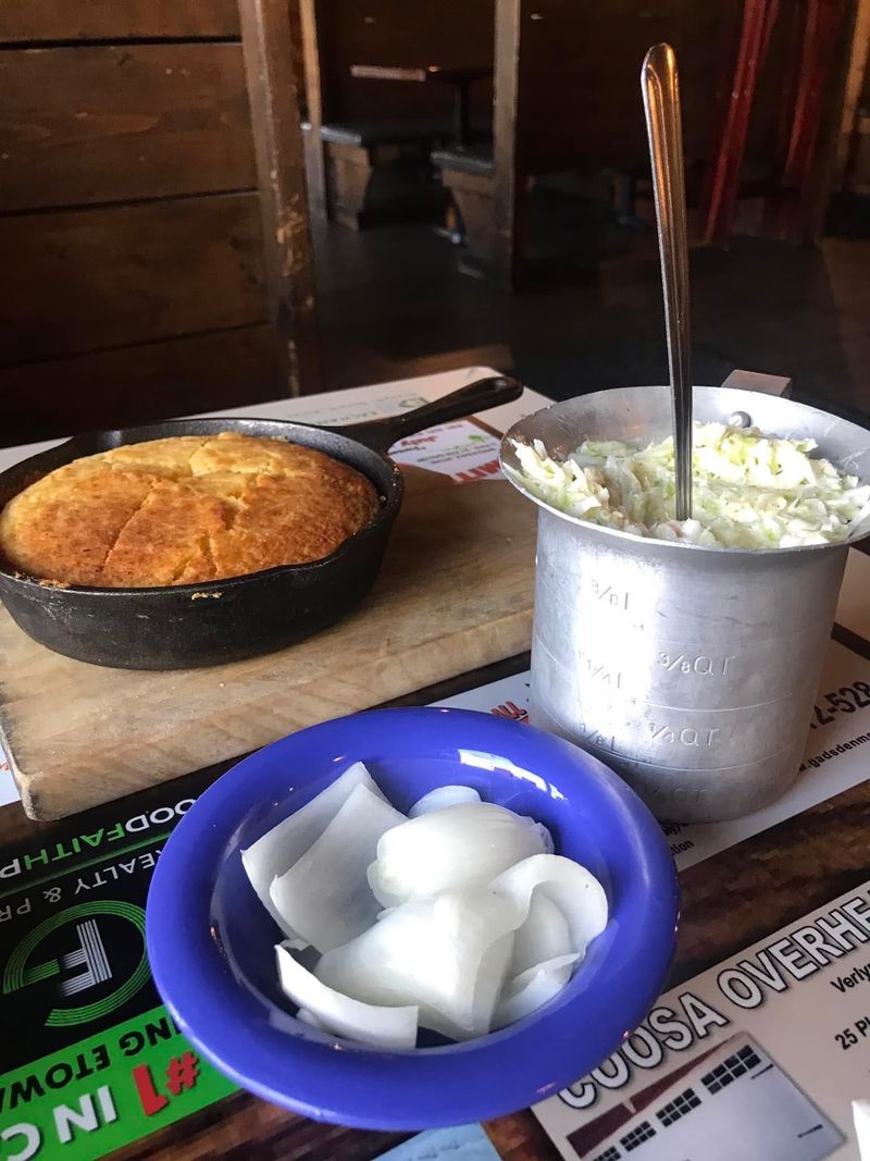 Cornbread In A Cast Iron Skillet Before You Even Order