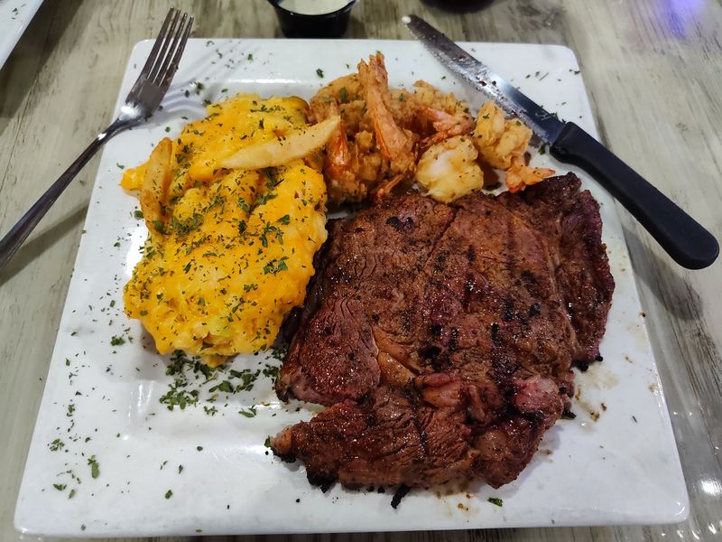 Steak Stakes Its Claim Beside The Seafood