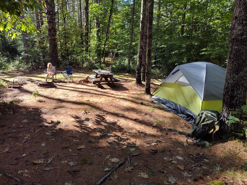 Camping Right On The Riverbank