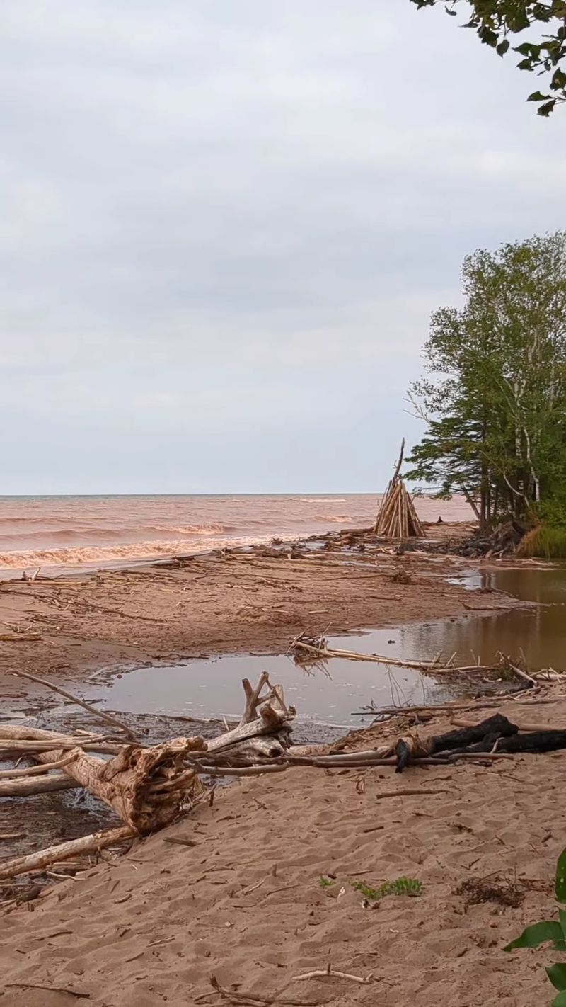 A Rare Stretch Of Sand Along Lake Superior