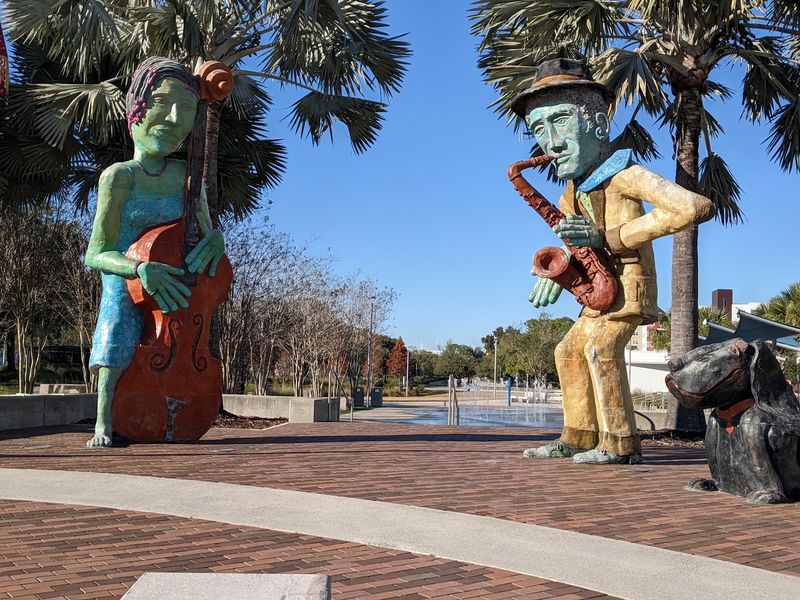 Central Avenue's Musical Soul Frozen In Bronze And Concrete