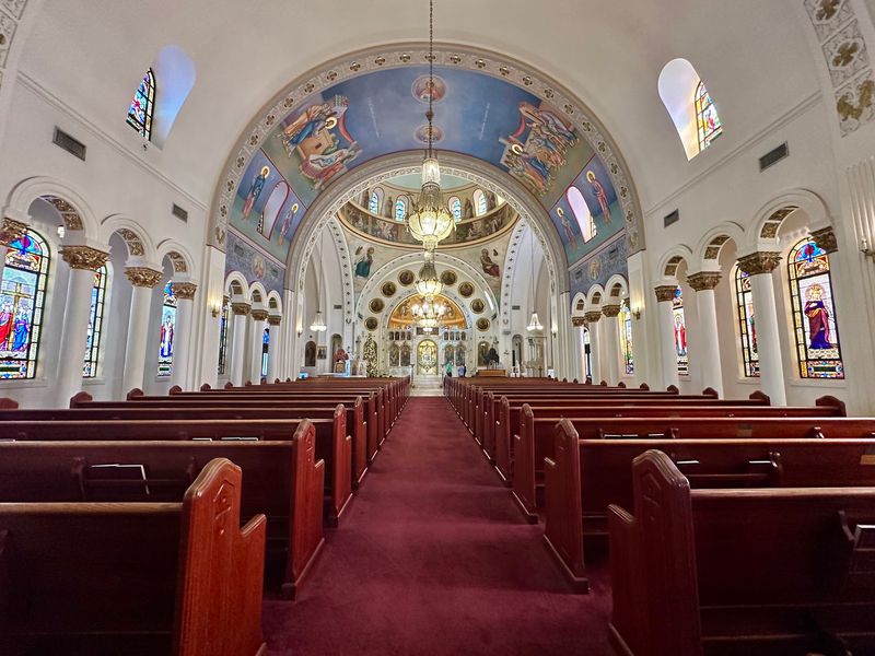 St. Nicholas Greek Orthodox Cathedral And Its Marble Altar