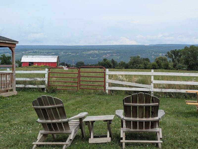 A Dairy Farm That Serves Dessert With A Panorama