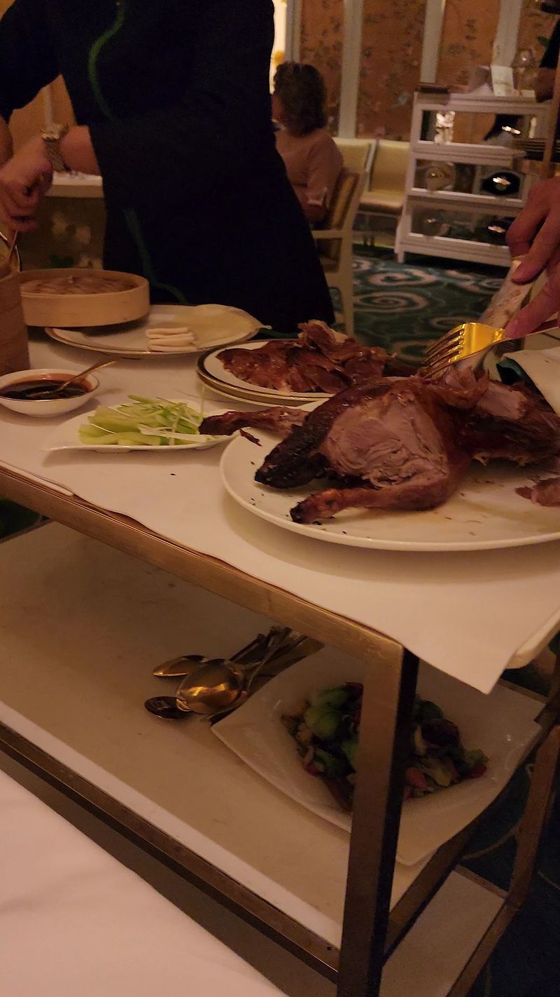 Peking Duck Carved Right Beside Your Table