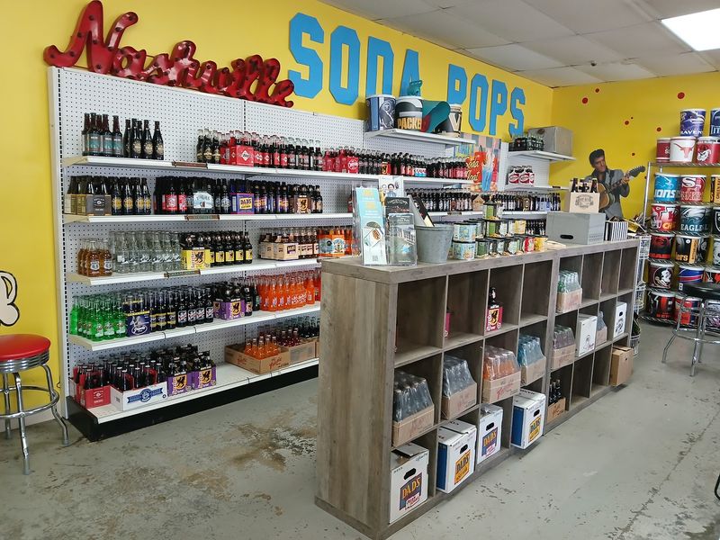 The Glass-Bottle Soda Wall That Stops Traffic