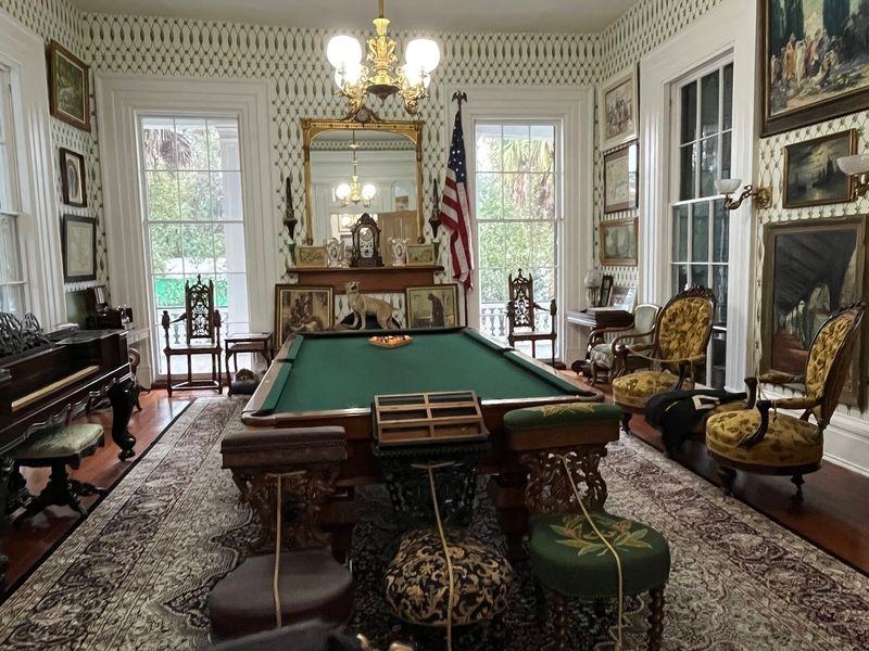 A Billiard Hall Frozen In Elegant Time